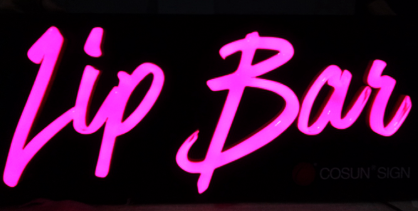 LED通体发光字制作过程中的注意事项