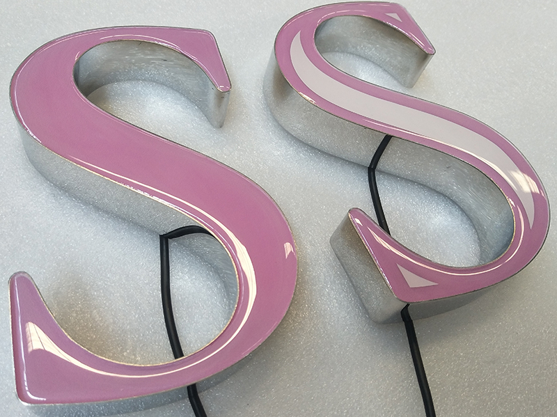 常规LED发光字光源的安装方法分享