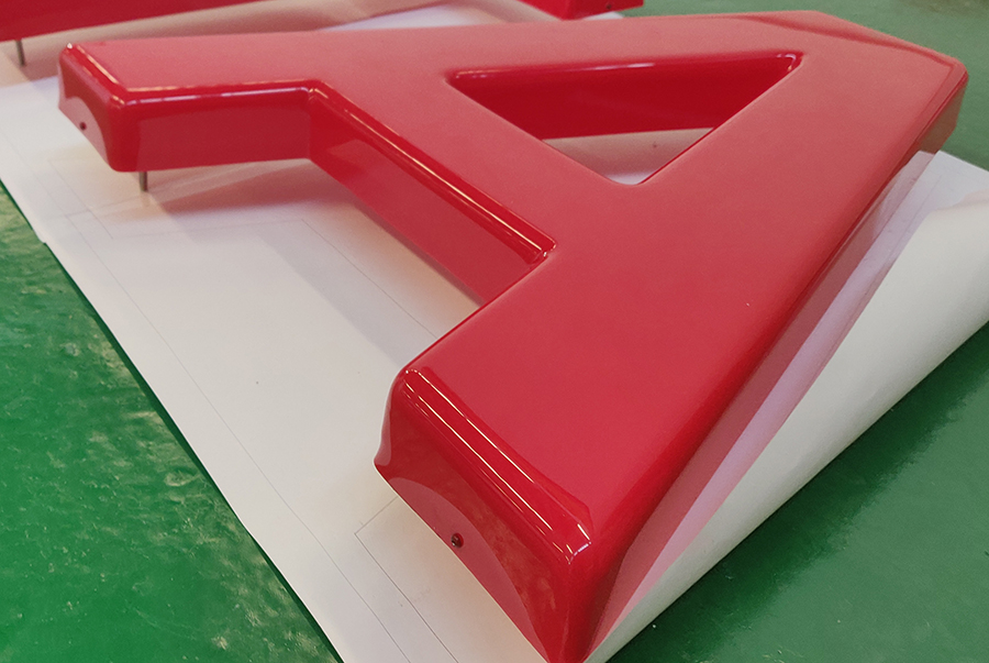 LED亚克力吸塑发光字的吸塑工艺与模具制作