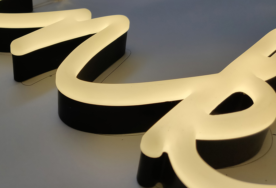 仿霓虹发光字的LED软灯条灯带安装的十个问题