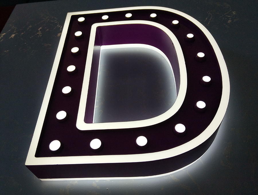 LED精品发光字的特点和制作工序流程