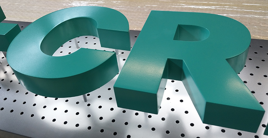 怎么选择合适的烤漆发光字？