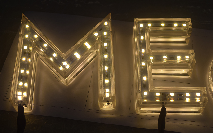 水晶发光字（水晶字）的特点和制作流程是什么