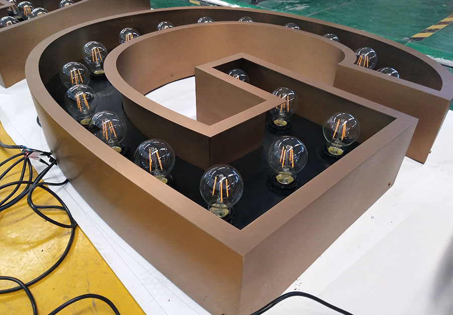 灯泡字（灯泡发光字）特点和制作方法有哪些？