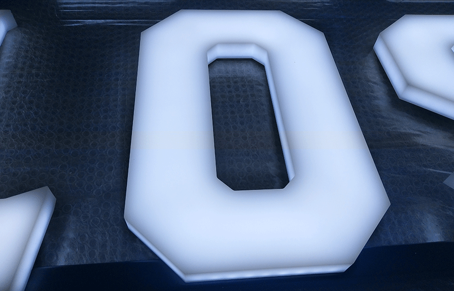 全亚克力发光字广告价值分析