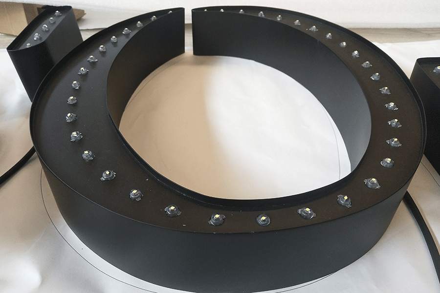 外露灯泡发光字制作步骤流程有哪些？