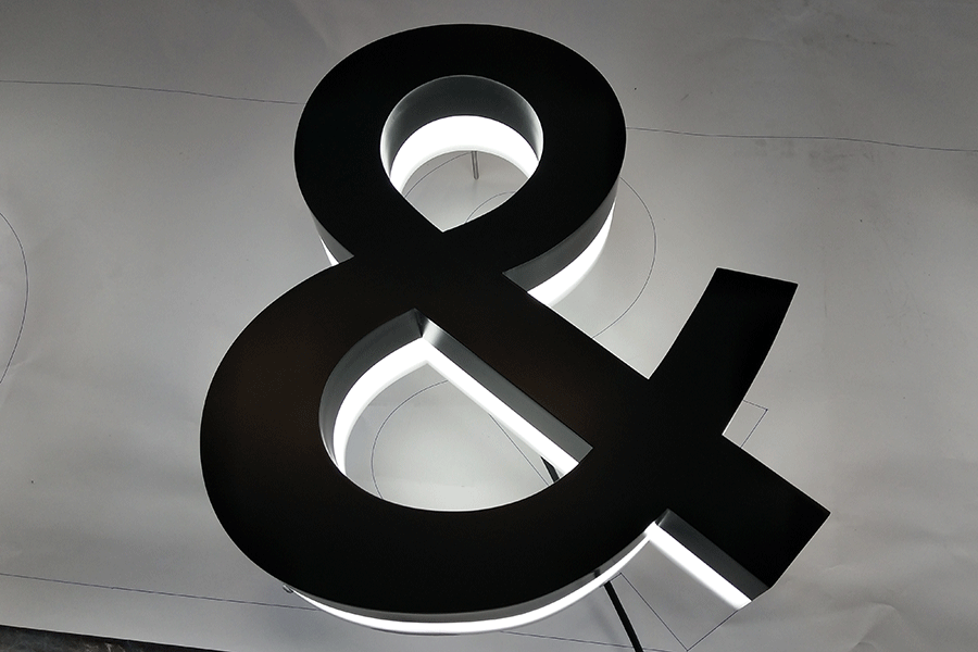 烤漆LED背发光字基本常识介绍