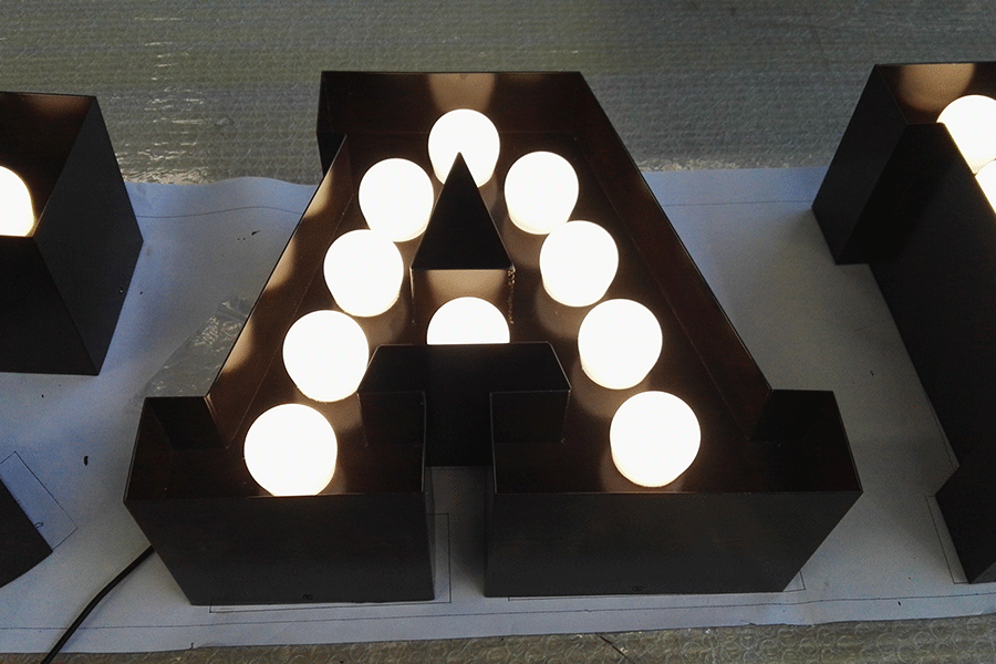 LED灯泡发光字制作流程步骤是怎样的？