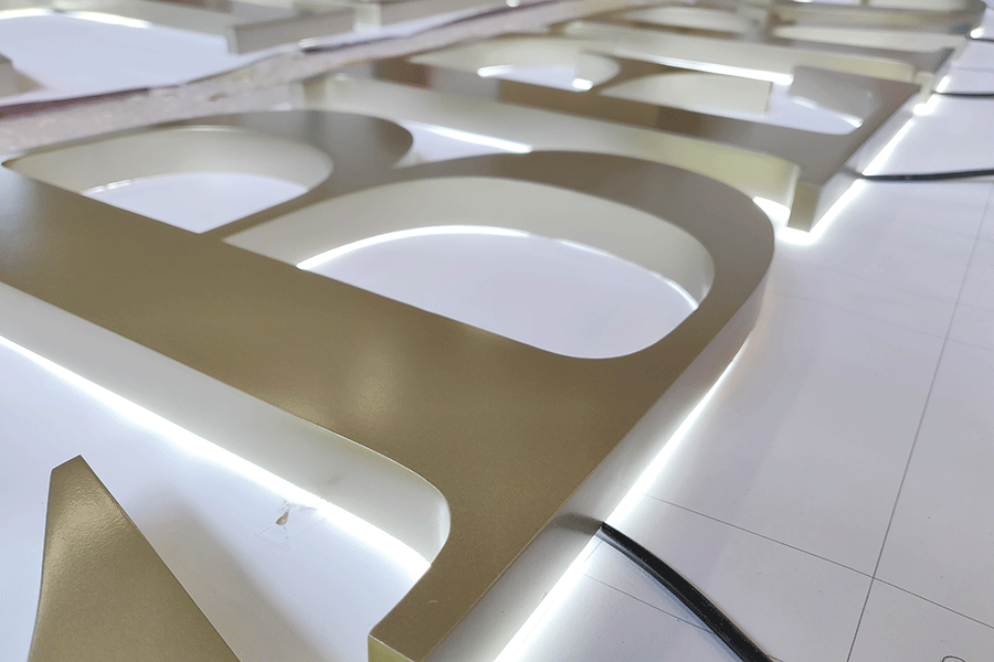 金属背光字为什么适合做企业背景墙? 金属背光字为什么适合做企业背景墙?