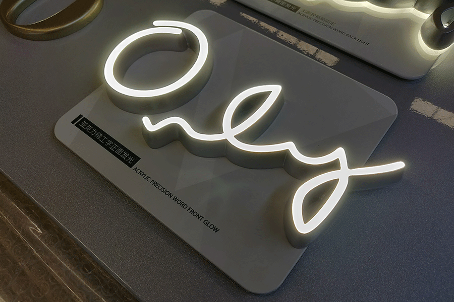 led发光字制作多大尺寸的合适？