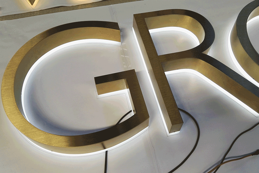 设计制作金属背发光字有哪些流程？