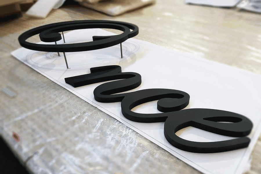 定制亚克力实心字有哪些工艺流程？