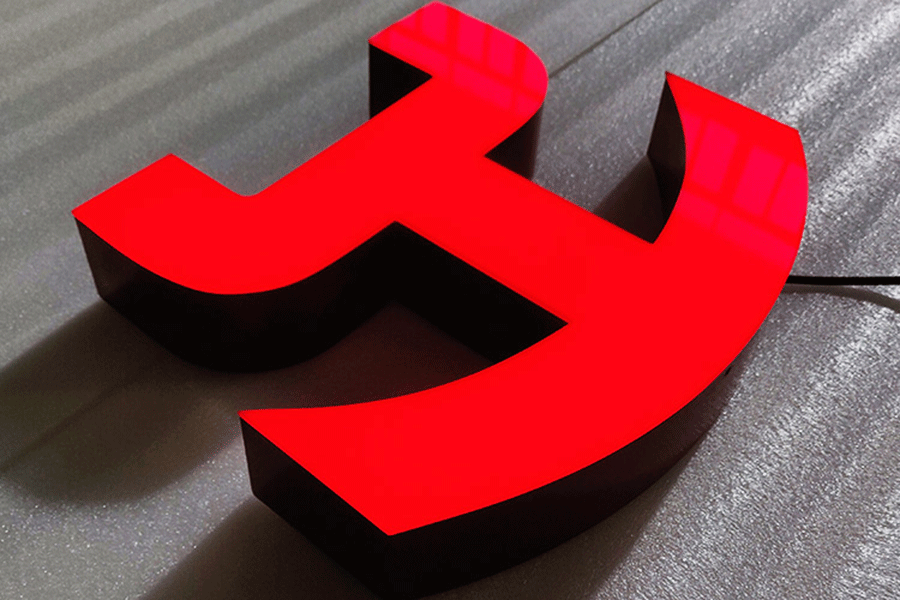 定制LED无边框发光字发光标识有哪些特点？