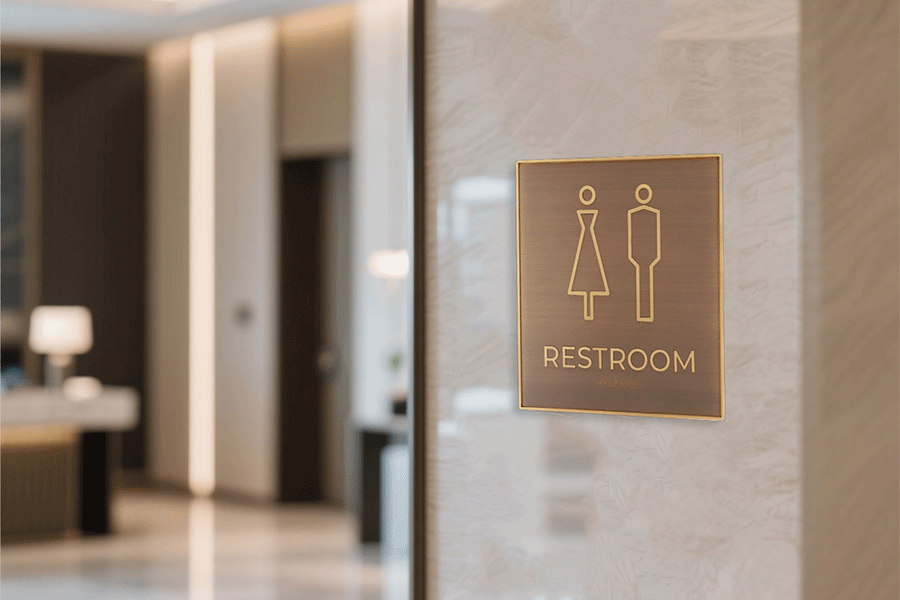 酒店门牌标识标牌制作有哪些特征？