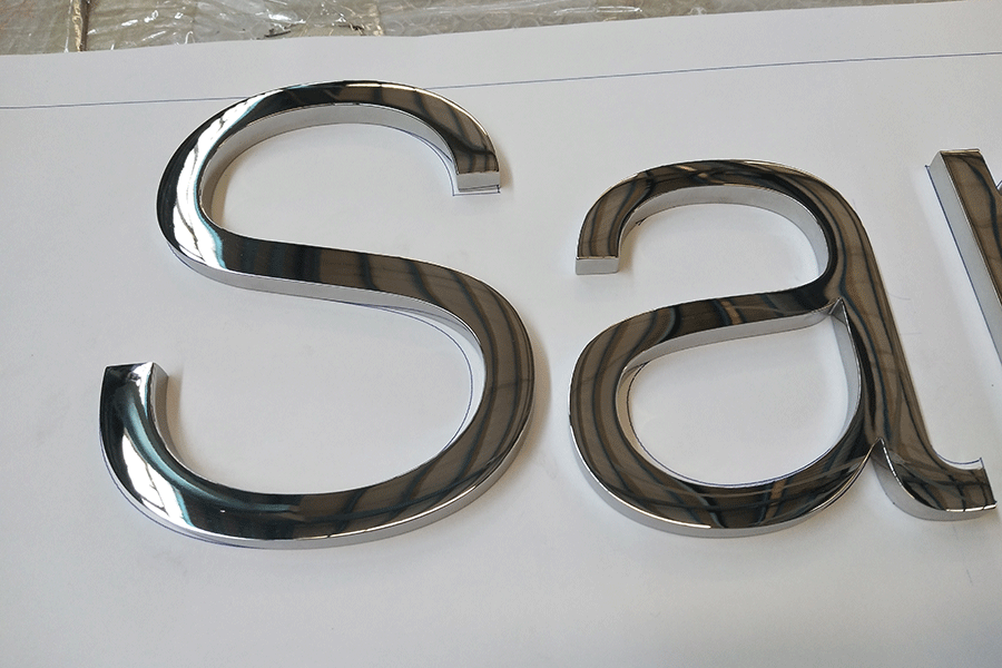 金属实心字标识标牌制作有哪些优点？