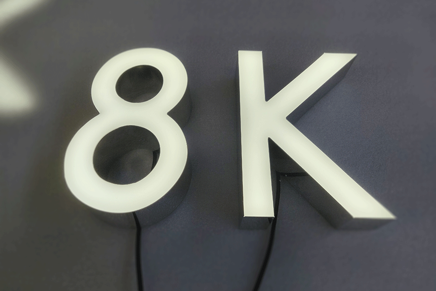 树脂发光字标识标牌制作有哪些特色？